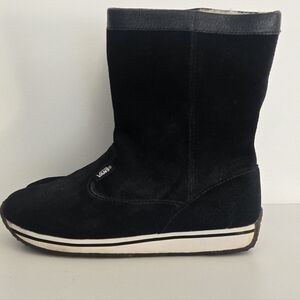 Vans Savannah Pull On Fleece Lined Boots Y2K